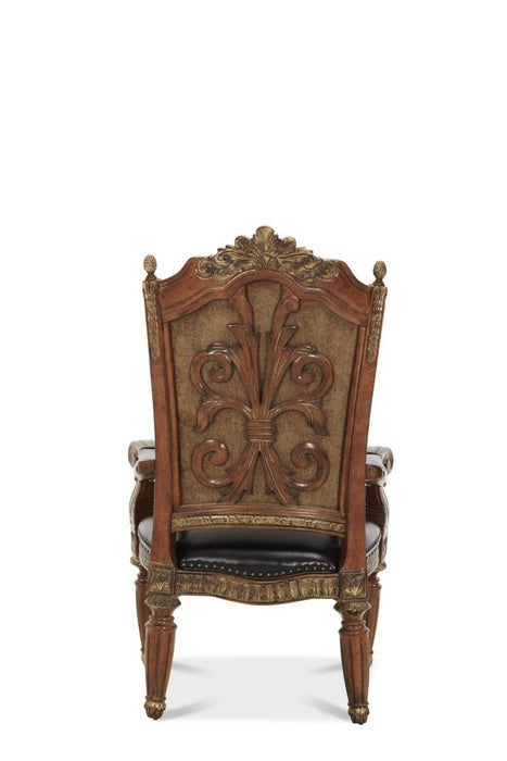 AICO Villa Valencia Arm Chair in Classic Chestnut (Set of 2) - Visions in Furniture (La Mirada, CA)