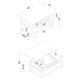 Bradford Coffee Table Sets - Visions in Furniture (La Mirada, CA)