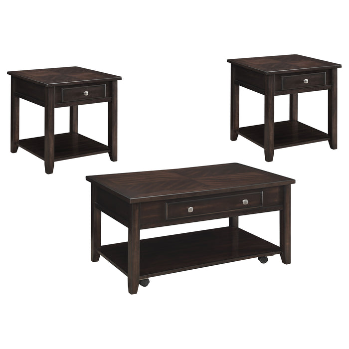 Bradford Coffee Table Sets - Visions in Furniture (La Mirada, CA)