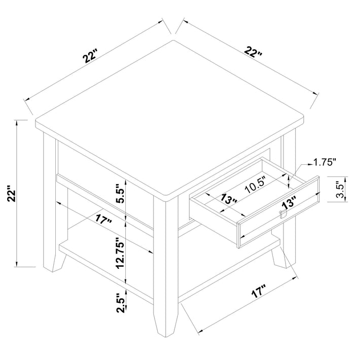 Bradford Coffee Table Sets - Visions in Furniture (La Mirada, CA)