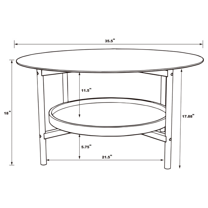 Delfin Coffee Table Sets - Visions in Furniture (La Mirada, CA)