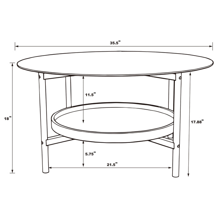 Delfin Coffee Table - Visions in Furniture (La Mirada, CA)
