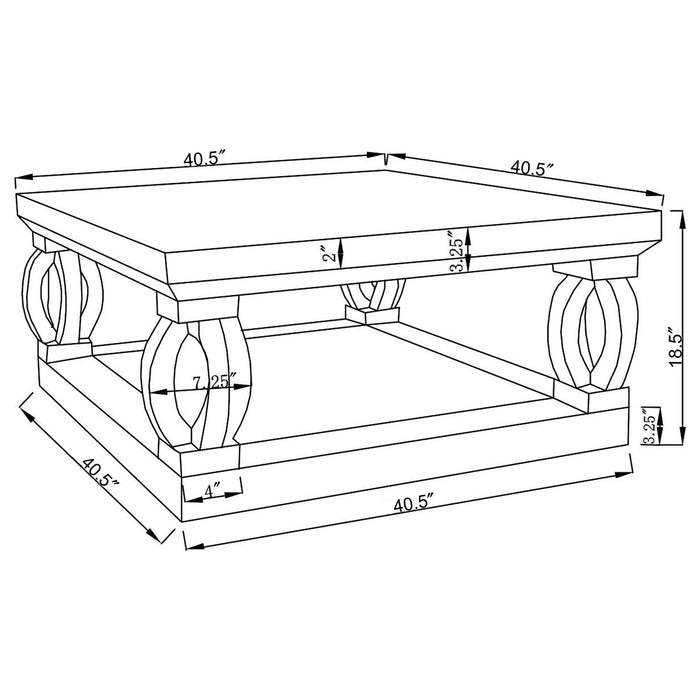 Amalia Coffee Table Sets - Visions in Furniture (La Mirada, CA)