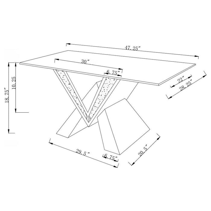 Taffeta Coffee Table Sets - Visions in Furniture (La Mirada, CA)