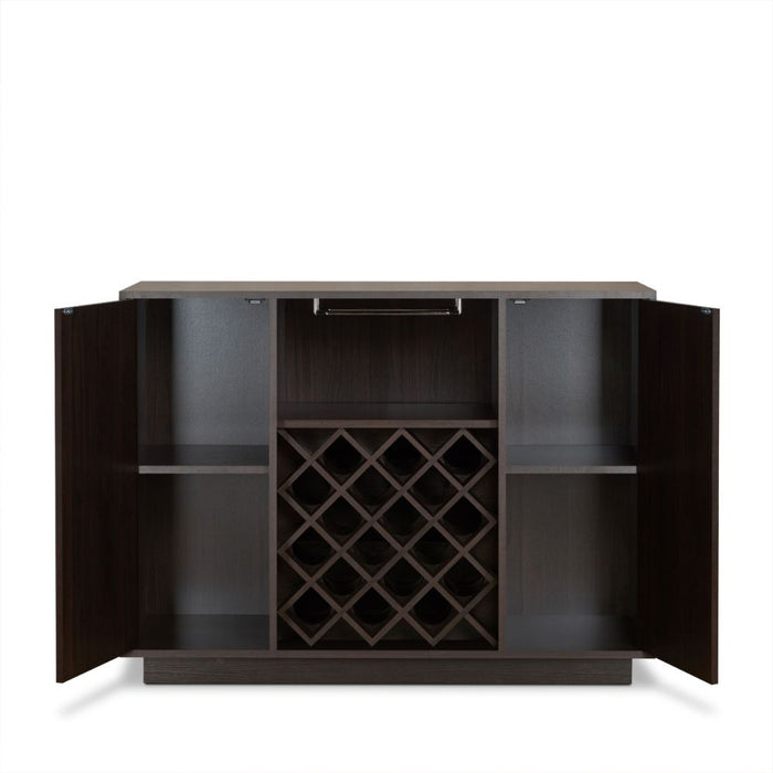 Server w/Wine Rack & Cup Holder