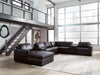 Modmax II Sectional with Chaise and Storage Consoles - Visions in Furniture (La Mirada, CA)