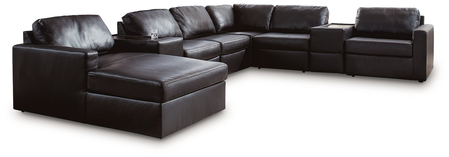 Modmax II Sectional with Chaise and Storage Consoles - Visions in Furniture (La Mirada, CA)