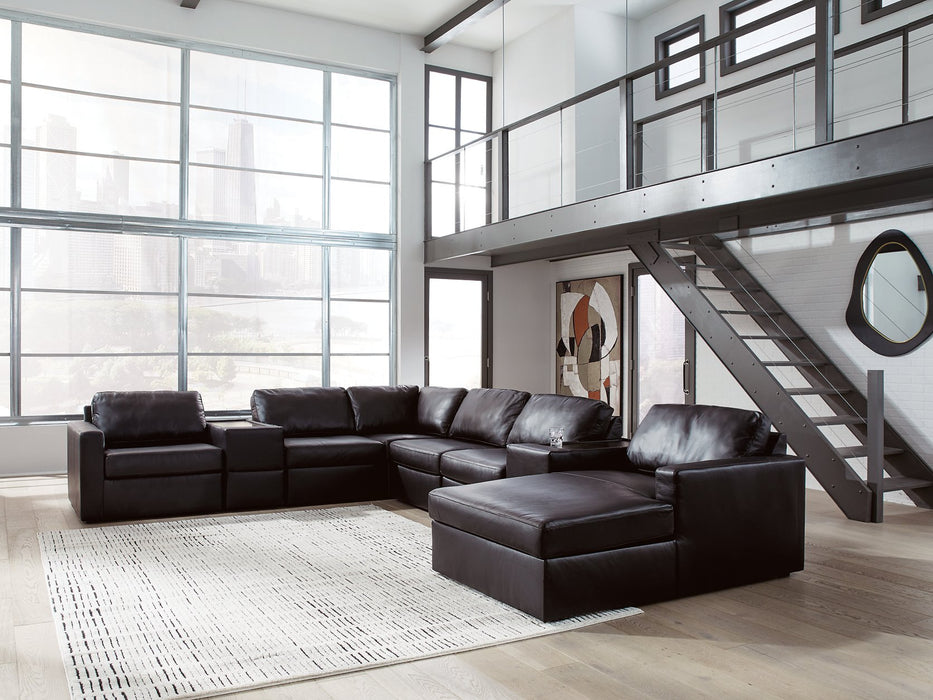 Modmax II Sectional with Chaise and Storage Consoles - Visions in Furniture (La Mirada, CA)