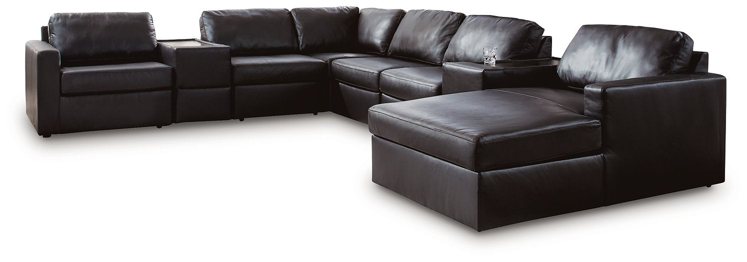 Modmax II Sectional with Chaise and Storage Consoles - Visions in Furniture (La Mirada, CA)