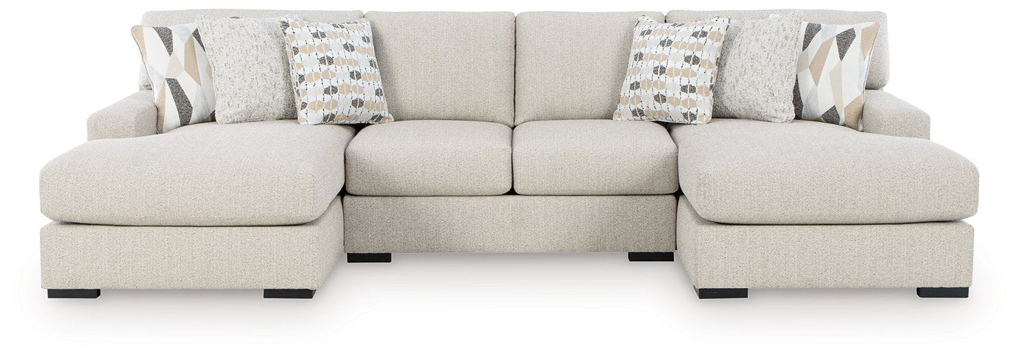 Laurelgrove Double Chaise Sectional - Visions in Furniture (La Mirada, CA)