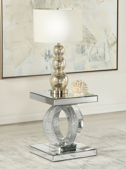 Breena Square End Table Mirror - Visions in Furniture (La Mirada, CA)