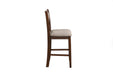 Gia 5 Pc 42" Square Counter Table & 4 Chairs-Cherry