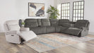 Parker Living Alpine - Airy Midnight 6 Piece Zero Gravity Power Reclining Sectional with Power Adjustable Headrests
