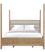 Parker House Escape - Bedroom King Poster Bed 2 Nightstands Dresser with Mirror and Chest