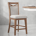 Parker House Americana Modern Dining Island Counter Height Table with 8 upholstered chairs