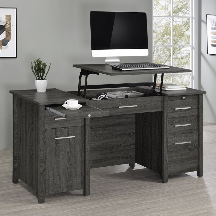 Dylan 4-drawer Lift Top Office Desk - Visions in Furniture (La Mirada, CA)