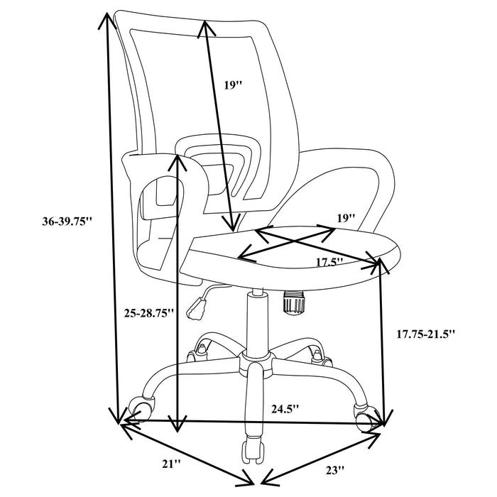 Felton Office Chair - Visions in Furniture (La Mirada, CA)