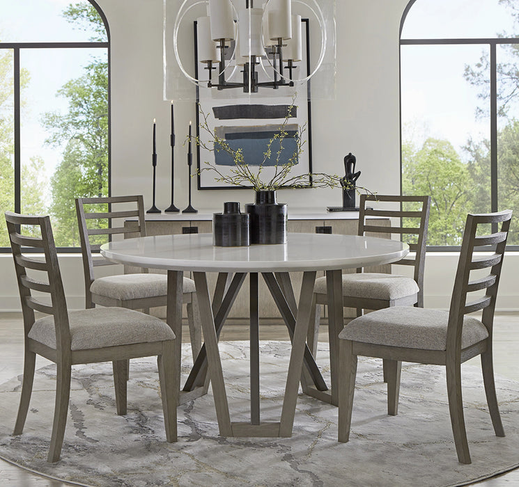 Parker House Pure Modern Dining 54 Inch Round Table with Wood Base
