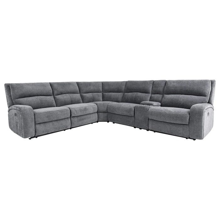 Parker Living Polaris 6 Piece Modular Power Reclining Sectional with Power Adjustable Headrests