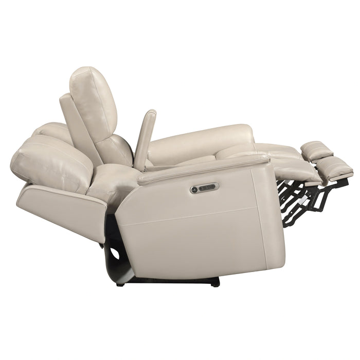 Parker Living Easton - Steamboat Brown Zero Gravity Power Reclining Tilt Console Loveseat P3