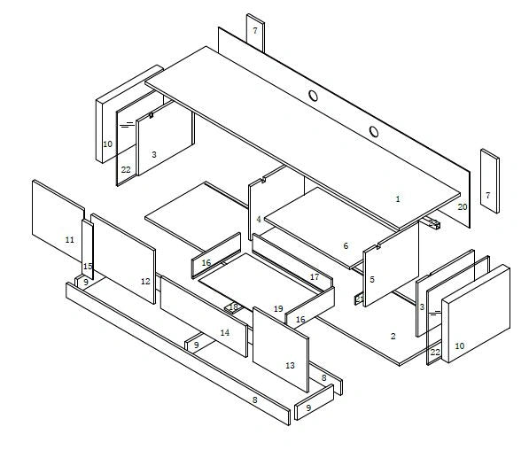 Modrest Vision Modern Tv Stand