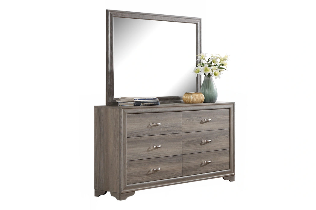 Chuint Dresser in Espresso Bonded Leather