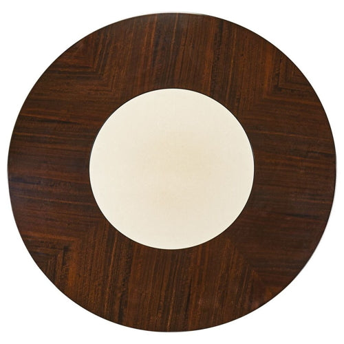 AICO Paris Chic "60 In Round Dining Table in Espresso - Visions in Furniture (La Mirada, CA)