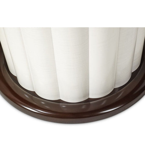 AICO Paris Chic "60 In Round Dining Table in Espresso - Visions in Furniture (La Mirada, CA)