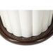 AICO Paris Chic "60 In Round Dining Table in Espresso - Visions in Furniture (La Mirada, CA)