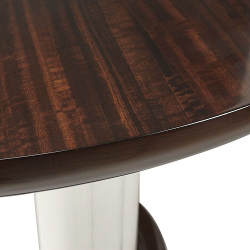 AICO Paris Chic "60 In Round Dining Table in Espresso - Visions in Furniture (La Mirada, CA)