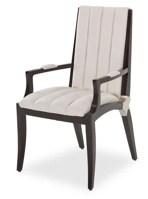 AICO Paris Chic Arm Chair in Espresso (Set of 2) - Visions in Furniture (La Mirada, CA)