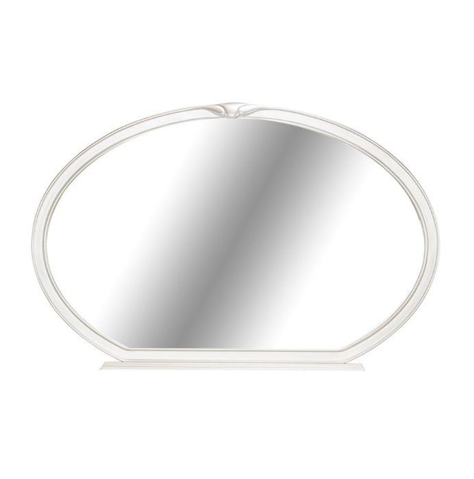 AICO Camden Court Mirror in Pearl - Visions in Furniture (La Mirada, CA)