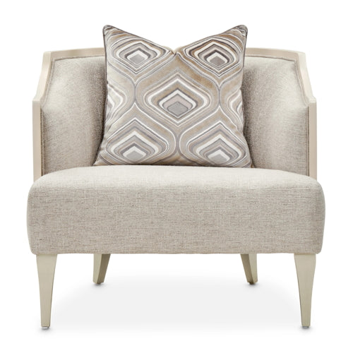 AICO Furniture Camden Court Accent Chair in Pearl - Visions in Furniture (La Mirada, CA)