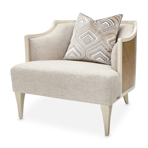 AICO Furniture Camden Court Accent Chair in Pearl - Visions in Furniture (La Mirada, CA)