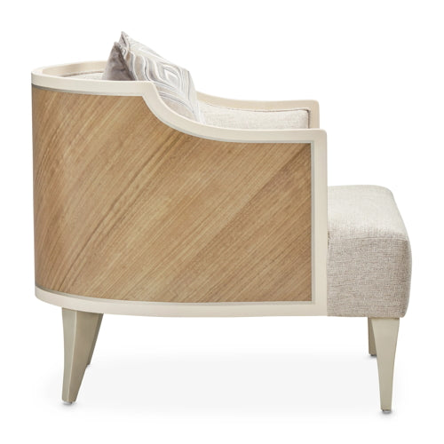 AICO Furniture Camden Court Accent Chair in Pearl - Visions in Furniture (La Mirada, CA)