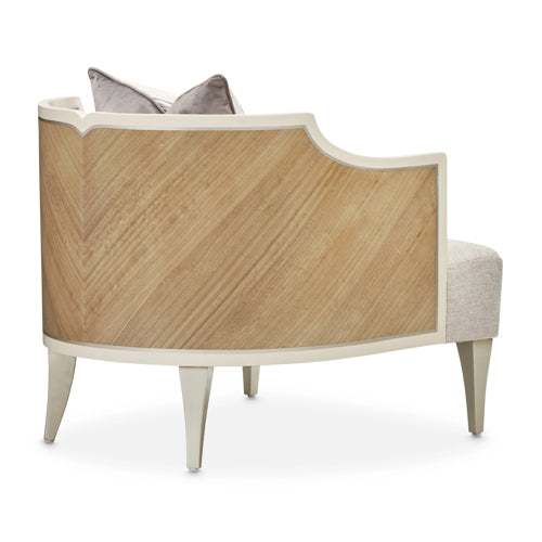 AICO Furniture Camden Court Accent Chair in Pearl - Visions in Furniture (La Mirada, CA)