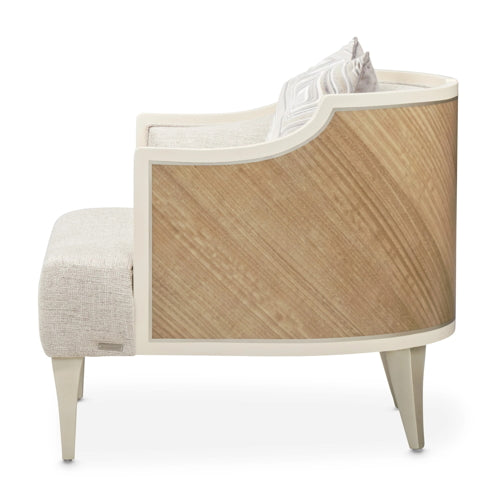 AICO Furniture Camden Court Accent Chair in Pearl - Visions in Furniture (La Mirada, CA)