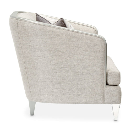 AICO Furniture Camden Court Chair and Half in Platinum - Visions in Furniture (La Mirada, CA)