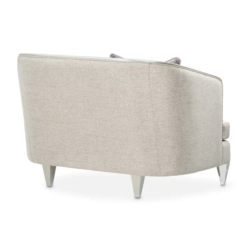 AICO Furniture Camden Court Chair and Half in Platinum - Visions in Furniture (La Mirada, CA)