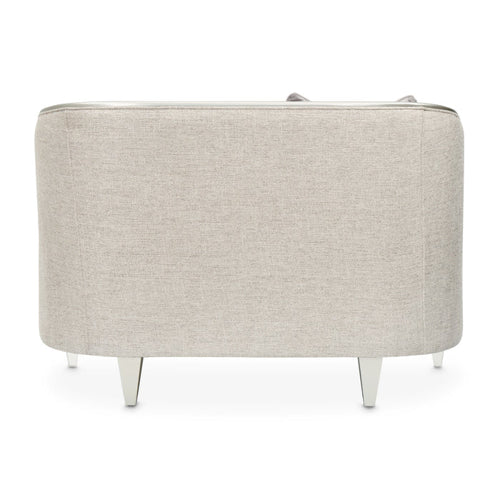AICO Furniture Camden Court Chair and Half in Platinum - Visions in Furniture (La Mirada, CA)