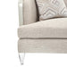 AICO Furniture Camden Court Chair and Half in Platinum - Visions in Furniture (La Mirada, CA)