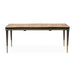 AICO Malibu Crest Rectangular Dining Table in Crotch Mahogany - Visions in Furniture (La Mirada, CA)