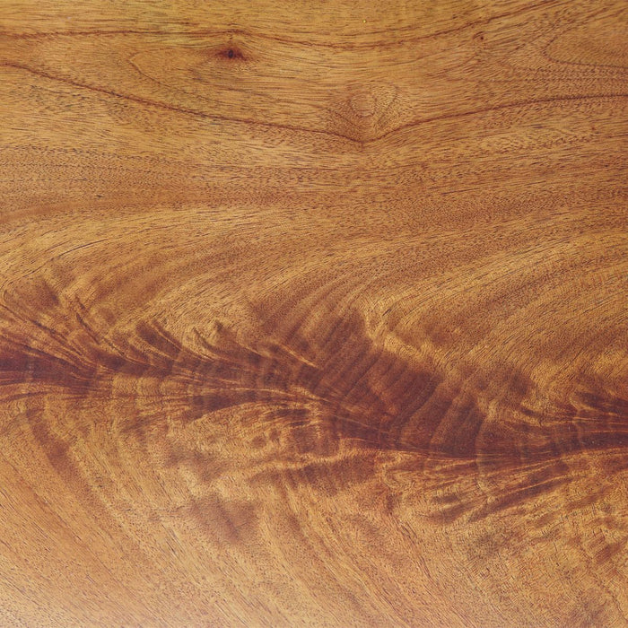 AICO Malibu Crest Rectangular Dining Table in Crotch Mahogany - Visions in Furniture (La Mirada, CA)