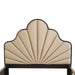 AICO Malibu Crest King Scalloped Panel Bed in Dark Espresso - Visions in Furniture (La Mirada, CA)