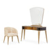 AICO Malibu Crest Rectangular Dining Table in Crotch Mahogany - Visions in Furniture (La Mirada, CA)