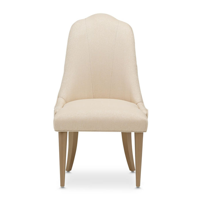 AICO Malibu Crest Side Chair in Crotch Mahogany (Set of 2) - Visions in Furniture (La Mirada, CA)