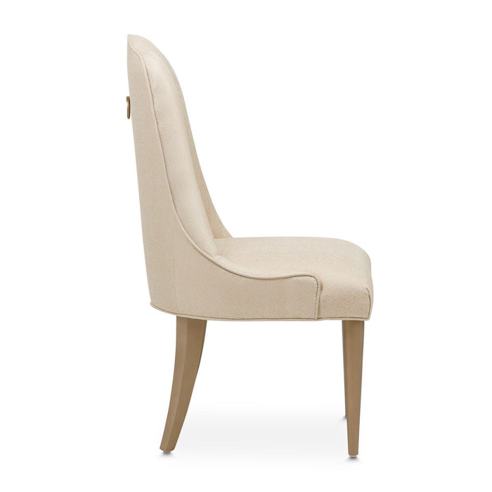 AICO Malibu Crest Side Chair in Crotch Mahogany (Set of 2) - Visions in Furniture (La Mirada, CA)