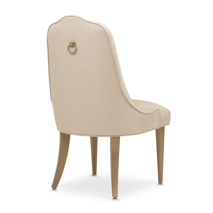 AICO Malibu Crest Side Chair in Crotch Mahogany (Set of 2) - Visions in Furniture (La Mirada, CA)