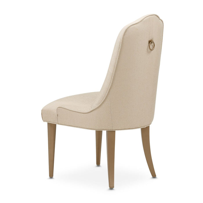 AICO Malibu Crest Side Chair in Crotch Mahogany (Set of 2) - Visions in Furniture (La Mirada, CA)