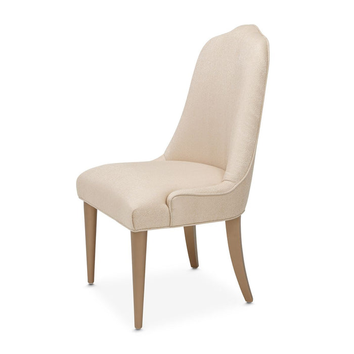 AICO Malibu Crest Side Chair in Crotch Mahogany (Set of 2) - Visions in Furniture (La Mirada, CA)